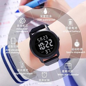 Relógios de pulso achengy 2024 moda de top brand estilo digital assista masculino à prova d'água Ms Sport Watches Boy Girl Electronic