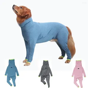 Köpek giyim evcil hayvan tulumu Kurtarma Bodysuit Giyim Büyük Köpekler Pijama Romper Giysileri Labrador Büyük Malzemeler