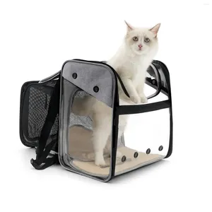 Cat Carriers Backpack Carrier Expandable Small Pet For Cats And Puppies Back Pack Travel Hiking