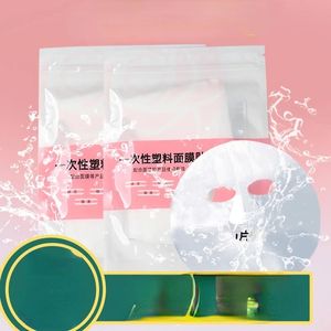 فيلم بلاستيكي يمكن التخلص منه للوجه Fresh Keeping Film Mask Ultra Thin Thin Care Paper Paper Salon تعزيز امتصاص المنتجات