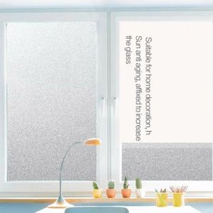 Window Stickers Opaque Privacy Frosted Glass Film Self-adhesive Protective Home Decoration Bathroom Living Room