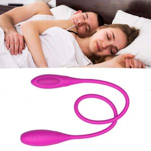 Casais de brinquedo vibratório de cabeça dupla Prazer Penetração silenciosa mulher clitóris poderosa grande plug plug anal macio masturbador sexy