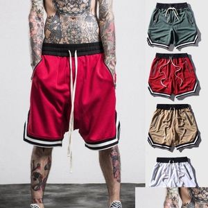 Men'S Pants Zogaa Quick-Drying Sports Running Training Men Gym Short Basketball Shorts Thin Section Breathable Fitness S-5Xl Q190427 Dhtvi