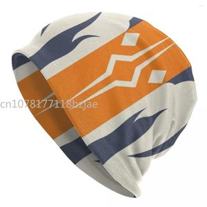 Berets Fulcrum Ahsoka Tano Bonnet Hut Strickhüte Männer Frauen Mode Unisex Erwachsene Sci Fi TV -Show Winter warme Schädel Mützenkappen