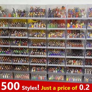 Minifig Building Blocks Figuren Filme Charaktere Schlangen Krieger Samurai City Figuren Spielzeug Jungen Mädchen SWAT Lehrer Koch Astronaut Armee Ziegel Kinder DIY Geschenke