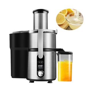 Aço inoxidável Automático de cenoura limão citrus laranja suco de fruta fabricante extrator Máquina de extrator casa elétrica prensa espremedor