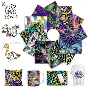 Window Stickers XFX Leaves Infusible Transfer Ink Sheet 12x12" Plant Sublimation Paper For Cricut Joy Mug Press T-shirts Mugs DIY