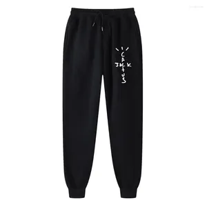 Pantaloni da uomo -pantaloni vele per scendere Jack Cactus Letter Stampa uomini Ladies che faceva jogging hip -hop Street