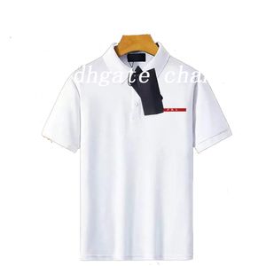 5A 2021SS Projektowanie koszule polo luksusowe polo zwykłe męskie t-koszulki wąż pszczoła druk haftowy moda high street man tee s-5xl