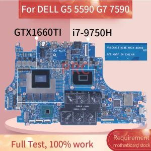 Dell G5 5590 G7のマザーボード7590 Vulcan15 N18Eラップトップマザーボード0T3CD6 0CNDTP 0MXHK3 GTX1660TI/RTX2060/2070/2080ノートブックメインボード