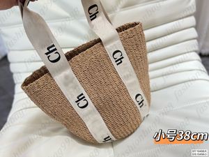 Luxury Designer Totes Bags Women Trip Summer Beach Straw Woven Shoulder Tote Bag Lady 10A High Quality Holiday Knitting crossbody Handbags Purses Holiday Dhgate Bag