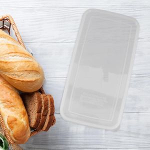 Teller Behälter Kühlschrank Brot Aufbewahrungsbox -Spender Laibhalter Deckel luftdichte Breadboxen Küchentheke Keeper