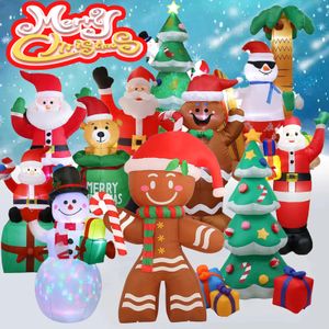 Christmas Inflatable Decoration Toy Builtin LED Lights Model Indoor Outdoor Ornament Xmas Party Year Garden Deco 240407