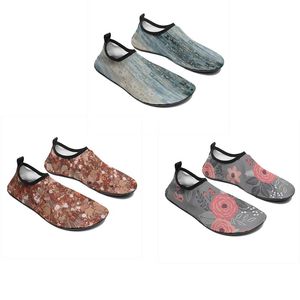 Män design tecknad skor djur kvinnor anpassade ord vada diy svart vit blå röd slip-on mens tränare gai 031 654 wo s s s