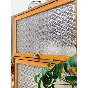 Adesivos de janela 200 cm 3d isolamento de calor espessura de decoração de parede de vidro da parede da parede estática