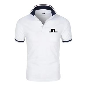 J Lindeberg Golf Tshirt Mens Clothing Summer Summer confortável respirável Rápula de manga curta Men Luxury 240403