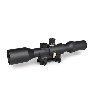 Lente de escopo de rifle ppt 3-9x42 SVD Rifle Scope Hunting Magnificatio 3x-9x com tiro de montagem Adaptador CL1-0415