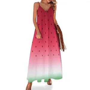 Casual Dresses Watermelon Sleeveless Dress Prom Elegant Plus Sizes