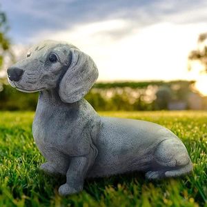 Figurine decorative Creative Resin Pug Dog Statue Decoration Ornaments Craft Home Garden Sculpures 2024