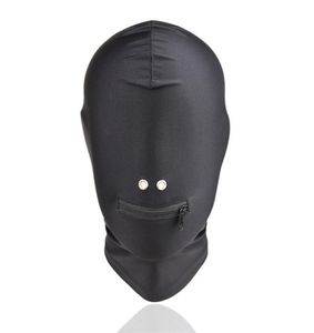 Fetish Bdsm Bondage Sex Hoods Flexible Head Mask Erotic Play Gear Slave Torture Trainer Adult Sex Toys for Women Black GN3124000421924915