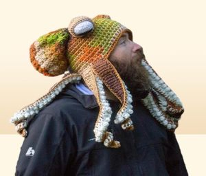 Campos de ciclismo Crochet Octopus chap