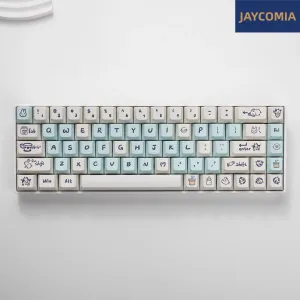 Аксессуары Cherry Pbt Keycaps JCM Оригинальный дизайн Dyesub KeyCap 7U Alice Space Клаки