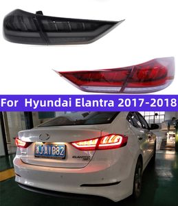 Light traseira de LED para Hyundai Elantra 20 16-20 19 Lights traseiros dinâmicos sinalizadores de névoa dinâmica Lâmpada automática Lâmpada