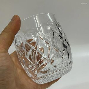 Wine Glasses 320ml Coffee Mugs Whiskey Glass Tumbler Cocktail Drinking Drinkware Household Water Bottle Transparent Cups