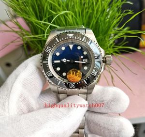 Невероятный U1 Mens Black Blue Dial 116660 Керамическая панель 44 мм наручные часы 126660 часов MEN039S Automatic ETA 2813 Движение WA3856245