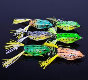 Topwater Fishing Artificial Frog Snakehead Lure 5 5 cm 12 5G Weiche Froschform Köder Süßwasser Kurbelköder Köder25795860058