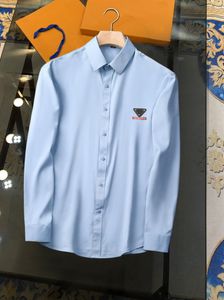 Tasarımcı Erkek Gömlekler Midilli Erkekler Polos Tshirts Giyim Büyük At Nakış Logosu İş Kıyafetleri Uzun Kollu İnce Kavuz Tees Boyut M-3XL #Q9