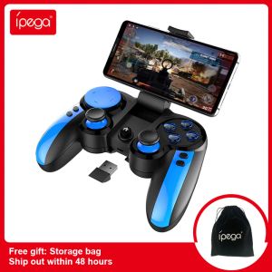 GamePads Ipega PG9090 Bluetooth 2.4g беспроводной игры Gamepad для ПК Win7/Win8/Win10 Android смарт -телефоны смартфона с смартфоном Android