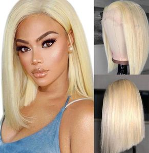Ishow 613 Blonde Color 131 T Lace Front Wig Human Hair Wigs Natural Black Bob Brazilian Peruvian Straight for Women All Ages 8289584370
