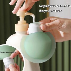 Storage Bottles Squeezeable Silicone Bottle Hand Cleanser Container Leak-proof Lotion Dispensers Portable Refillable For Traveling