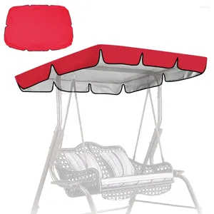 Chair Covers Outdoor Solid Swings Tent Canopy Seater Garden Patio Seat Top Courtyard Waterproof Swing Awning Sunshade Sun Shade Cover