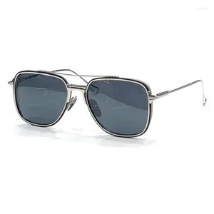 Sonnenbrille Retro 2024 Frauen Männer Shades Vintage Designer Square Frame -Gradientenlinsen UV400 Brillen