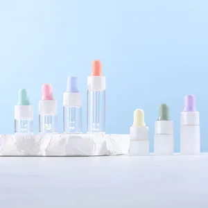 Storage Bottles 200 X Sample Dropper 5mll Clear Frosted Mini DIY Cosmetic Liquid Traveling Essential Oils