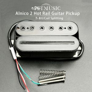 Kable 1PC Alnico 2 Guitar Humbucker Pickup podwójna cewka Pickup 4Wires Cewki Łożyse i regulowana śruba sześciokątna 78k