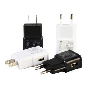 Быстрое адаптивное настенное зарядное устройство 5V 2A USB Wall Charger Adapter для смарт -мобильного телефона Android Phone1014341