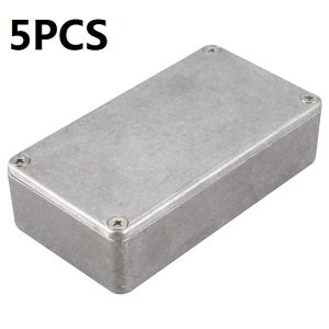 Cavi 5pcs Effetti della chitarra Pedal Alluminio STAMP BOX CRACK 1590B Die Cast Aluminium Box