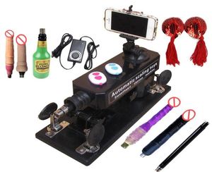 Machine sex automatica per vibratore pistola mitragliatrice vibrante con accessori per uomini e donne prodotti sessuali versione aggiornata rumore can8597007