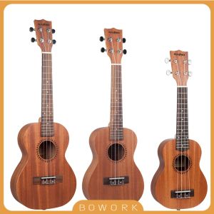 Kablolar 21 23 26 ukulele soprano acemi ukulele gitar ukulele maun boyun hassas ayar peg 4 dizeleri ahşap öğrenci ukulele kiti