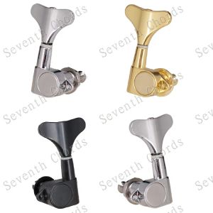 Cabos a conjunto 4 PCs Botões de cauda de peixe Bass String String Tuners Tuning Pegs Keys Machine Heads para Bass Guitar Electric