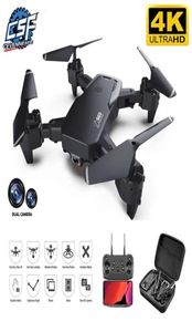 2020 NYTT DRONE 4K YRESS HD Wide Vinle Camera 1080p WiFi FPV Drone Dual Camera Höjd Håll drönare Helikopter Toys7015615