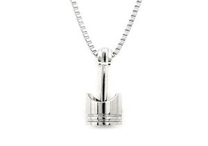 Mini Engine Piston Pendant Stainless Steel Necklace Biker Motorcycle Enthusiast Torque Necklaces Men Punk Rocking Jewelry SN635361035