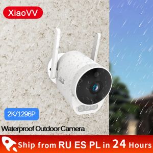 System Smart Outdoor Camera 1296p Security Waterproof Surveillance IP Camera Wireless WiFi Highdefinition Night For Miijia Home App