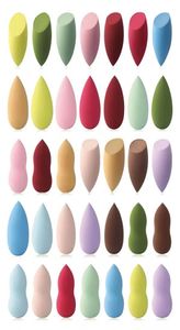 Makeup Blender Sponge kolorowy miękki design hydrofolowy poliuretanowa pianka mini makijaż makijażu do urody 7526664