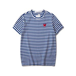 Play Man T Shirt Summer Top Shirt Wysokiej jakości swobodne serce Mazowe koszulki Projektant Red Heart Shirt Casual Tshirt Letna koszulka Letna T-shirt 515