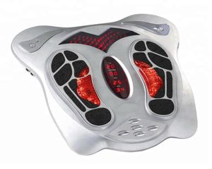 Health protection instrument electric foot massage machine with electrode paster Infrared TENS EMS foot massager1032328