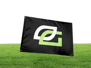 Optic Gaming Logo Anpassade lätta flaggor Personlig innergård Skylt Farm Party Aktiviteter inomhus utomhusdekoration Banner 6926847